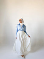 Camellia skirt - White