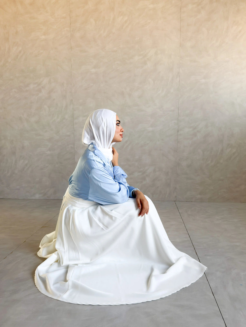 Camellia skirt - White
