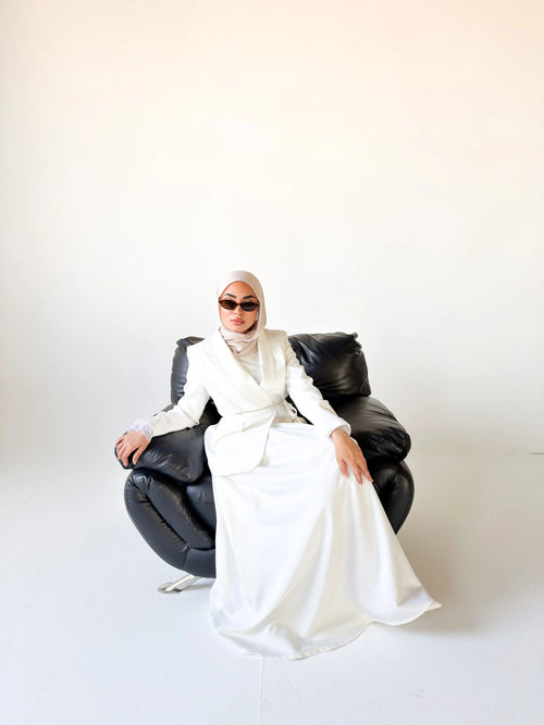 Camellia blazer - white
