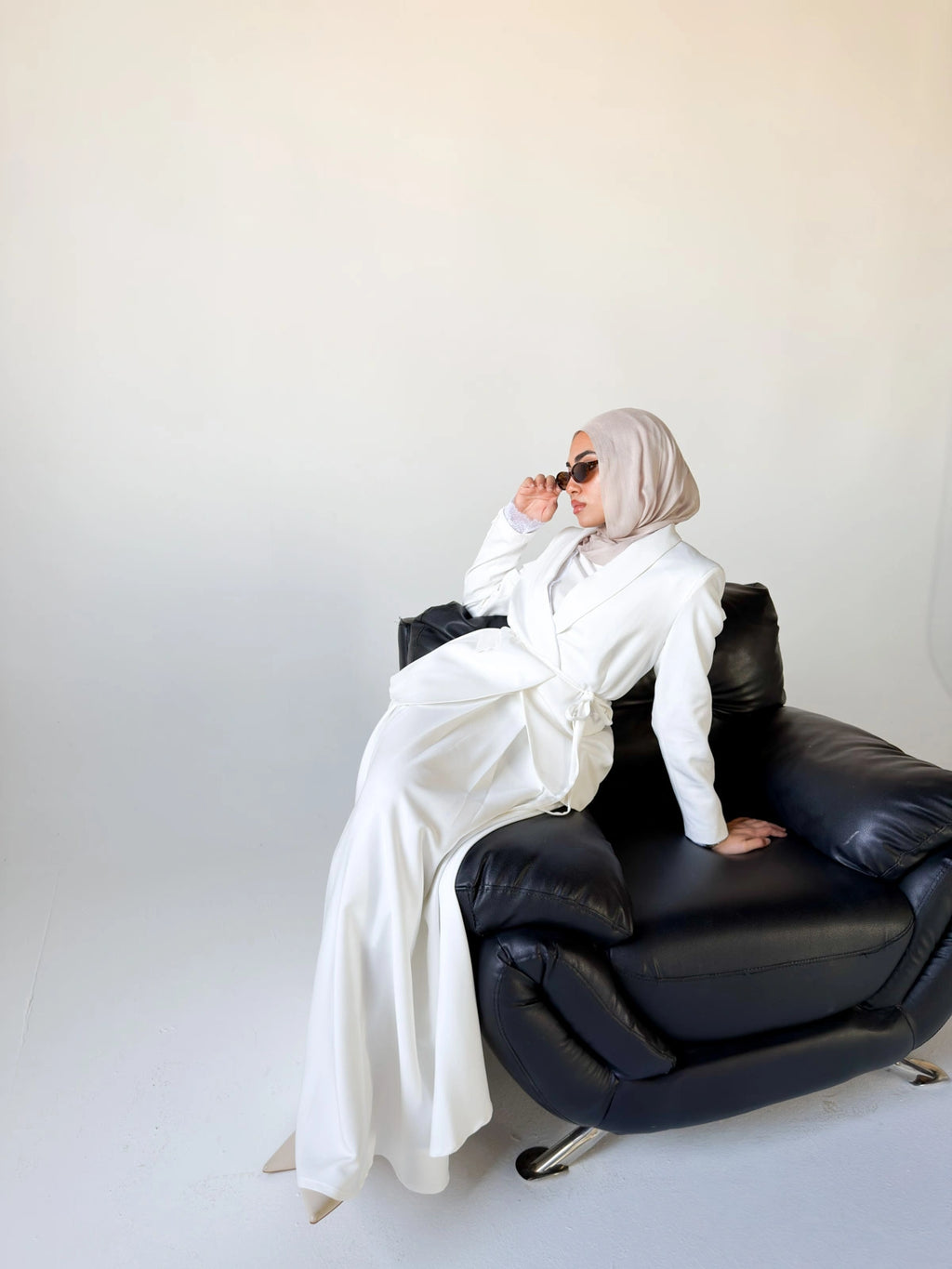 Camellia blazer - white