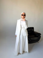 Camellia blazer - white