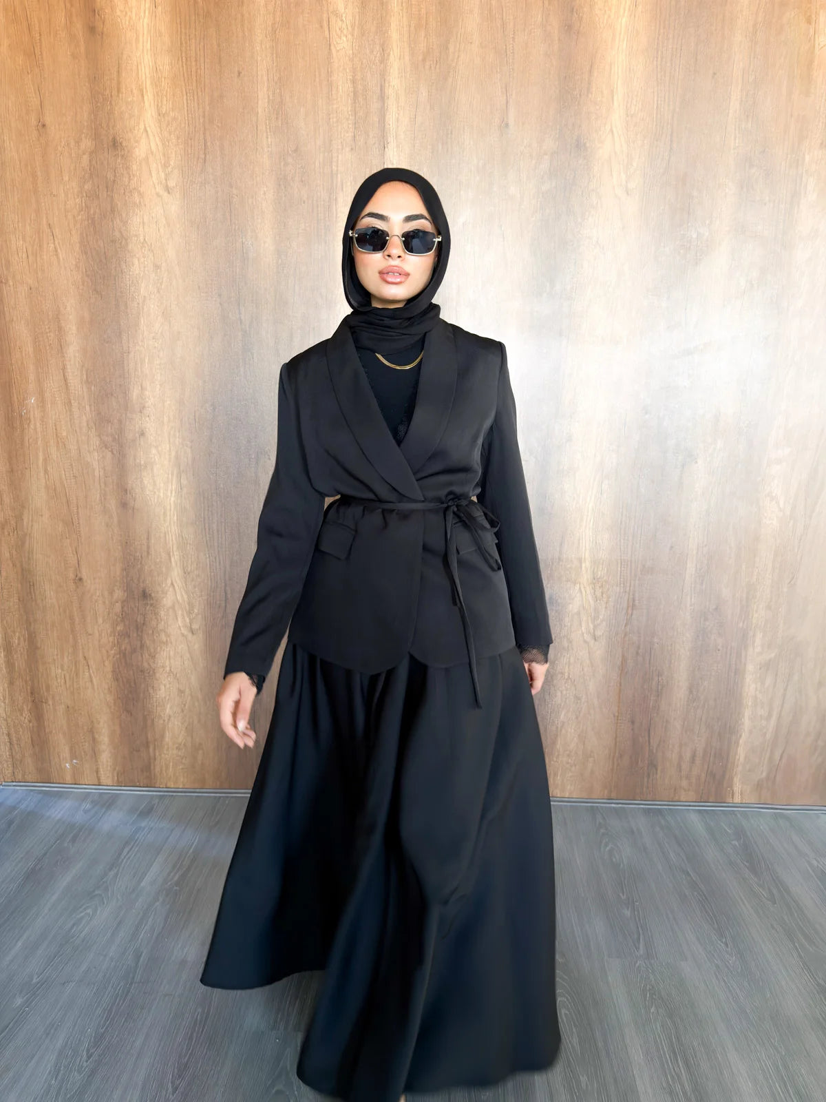 Camellia Full Suit - Black