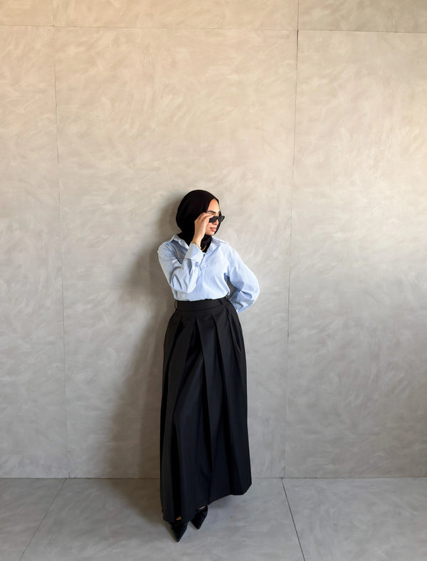 Calla A-line Skirt - Black