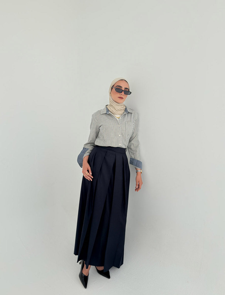 Calla Skirt - Dark navy