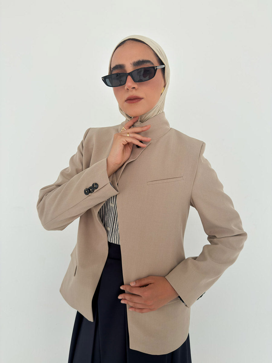 Sage Blazer - Beige
