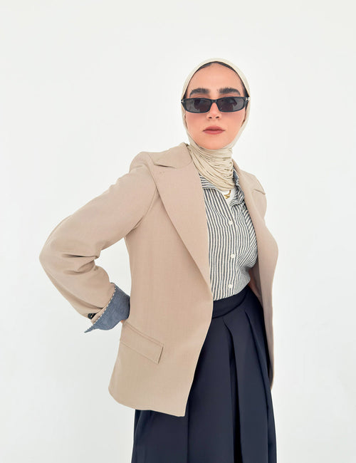 Sage Blazer - Beige