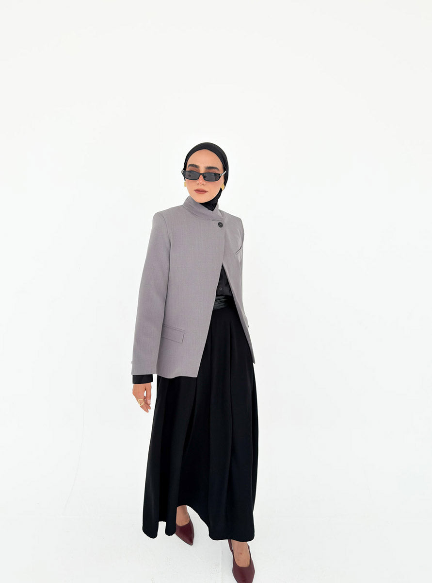 Sage Blazer - Charcoal