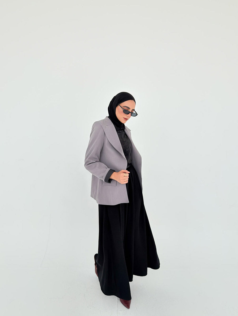 Sage Blazer - Charcoal