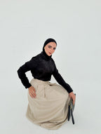 Calla Skirt - Beige